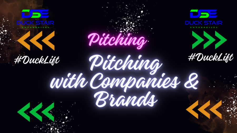 pitching with brands and companies