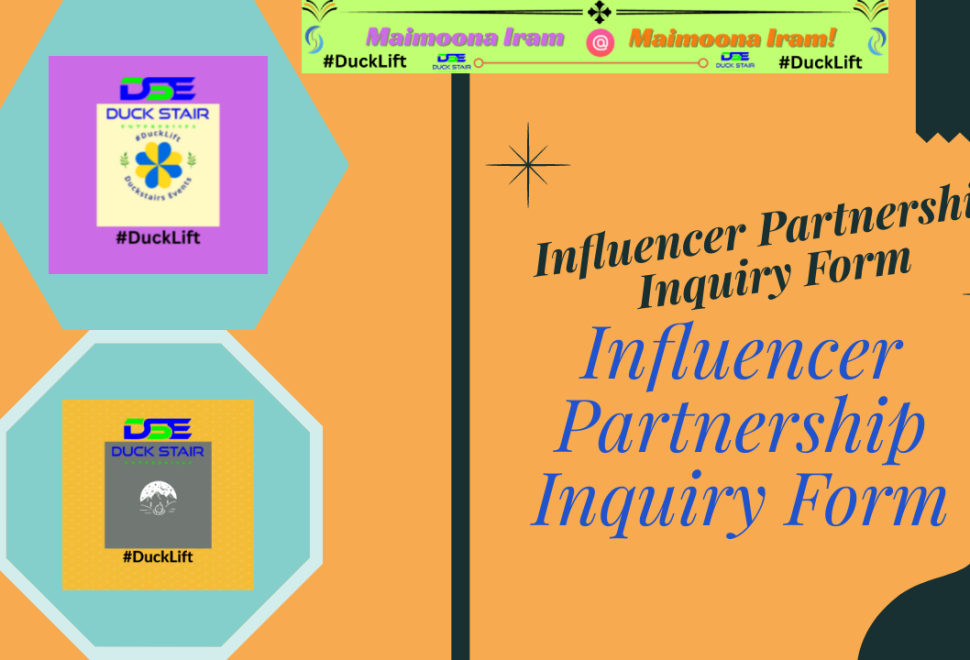 influencers partnership inquiry form