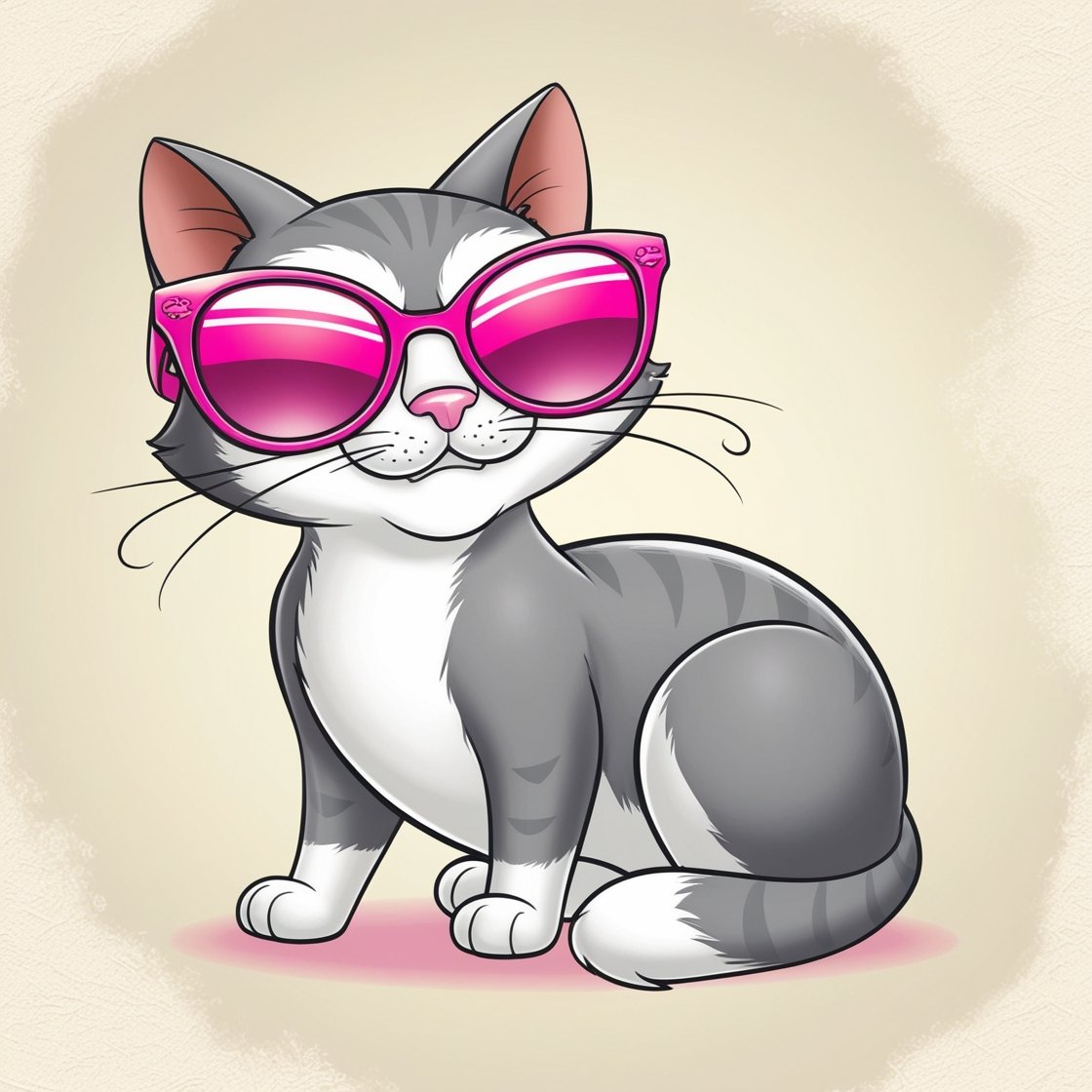 Clip Art/Cat with Glasses