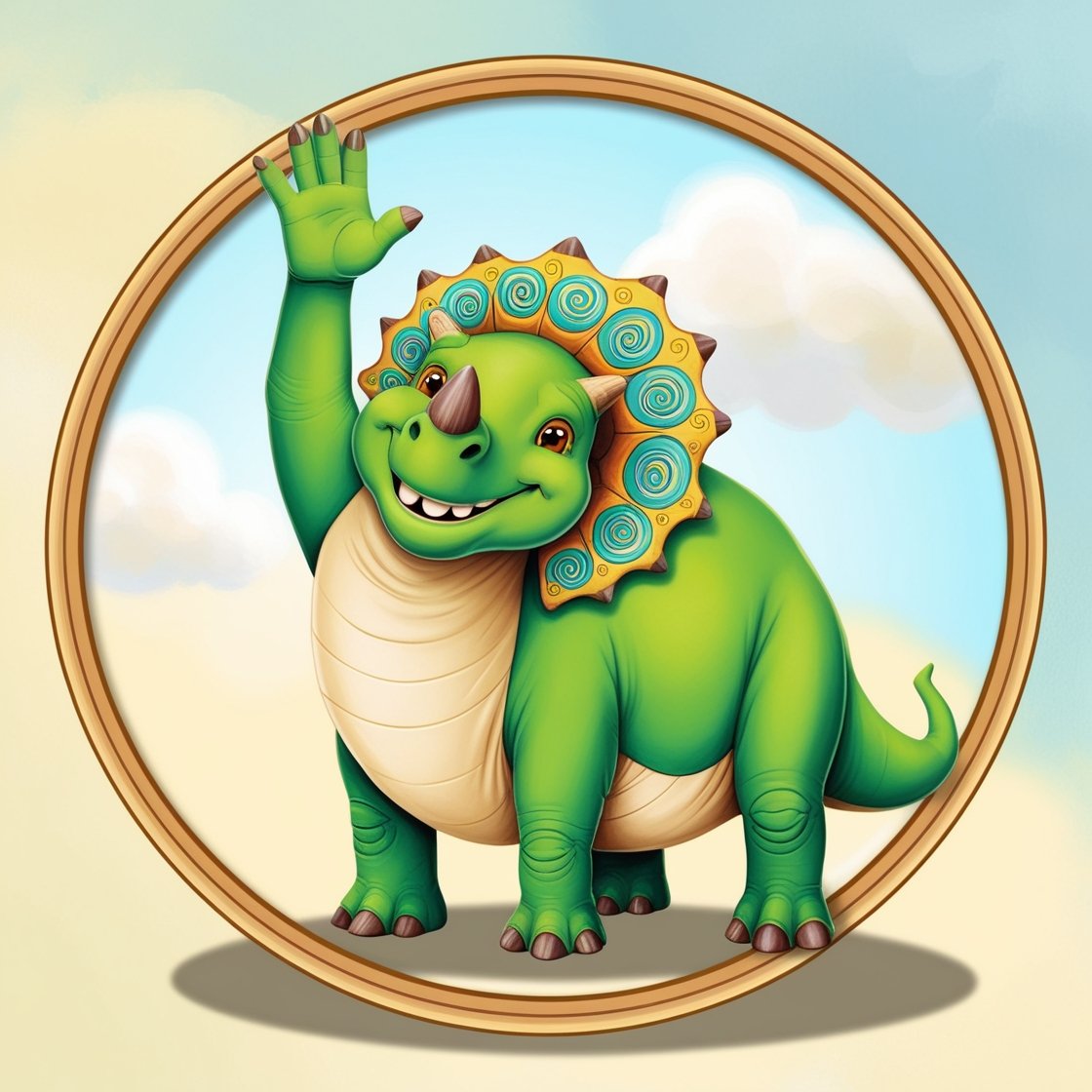 Clip Art/dinosaur waving