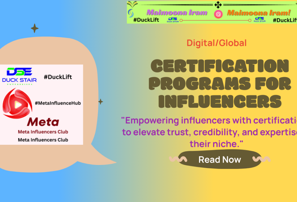 certification programms for influencers