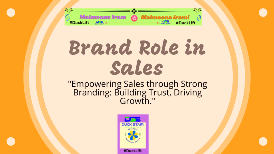brand role in sales
